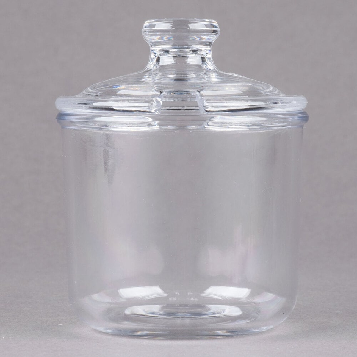 Cambro CJ80CW135 clear polycarbonate 8 oz condiment jar with slotted lid