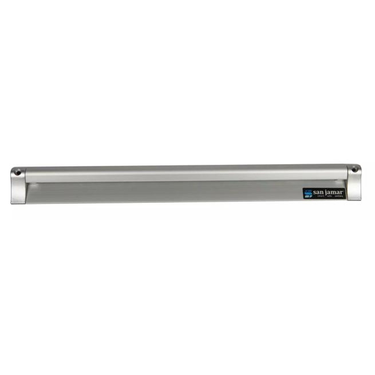 San Jamar CK6536A 36-inch aluminum slide check rack, full-length view against a clean background