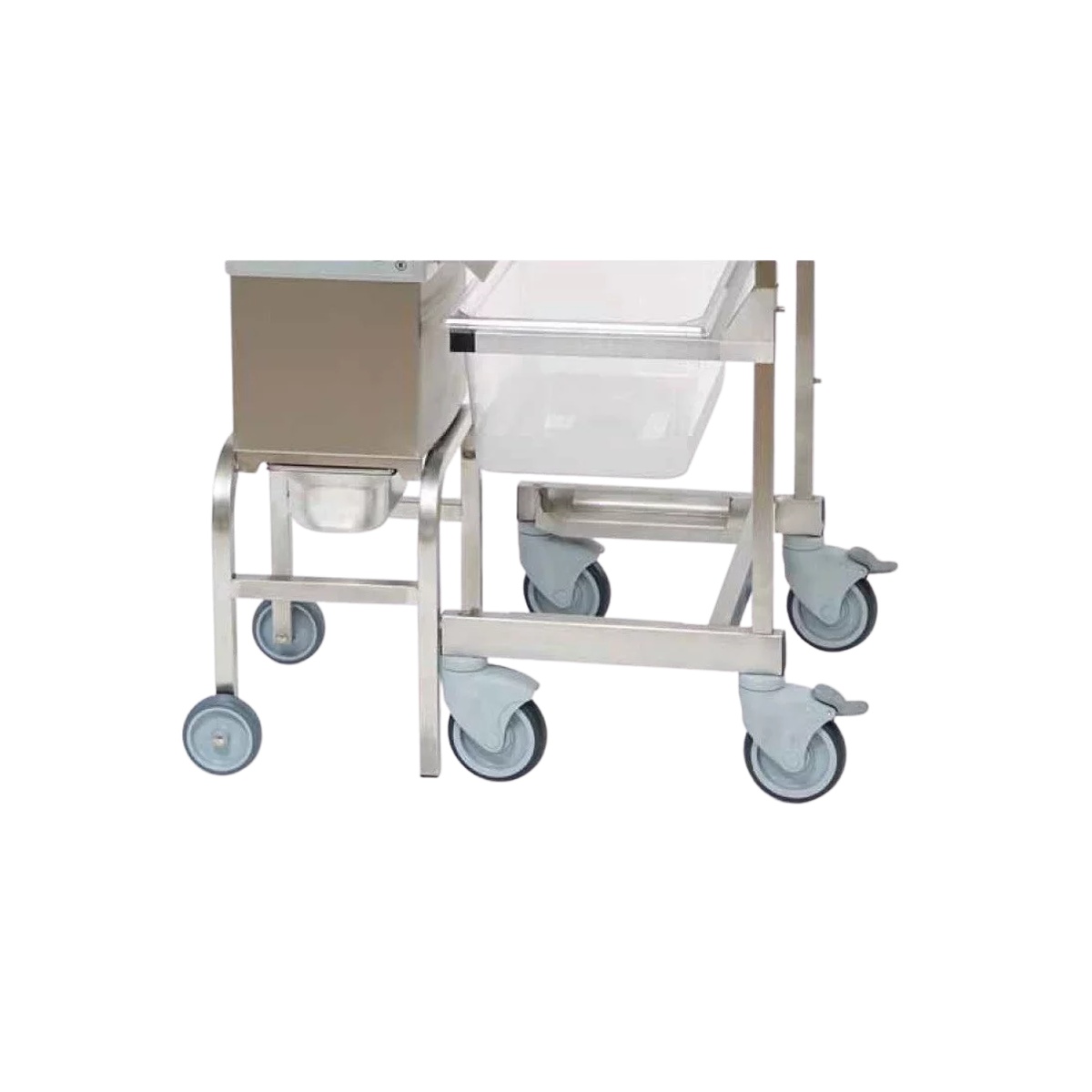 Robot Coupe CL55E mobile stand with locking casters for easy transport