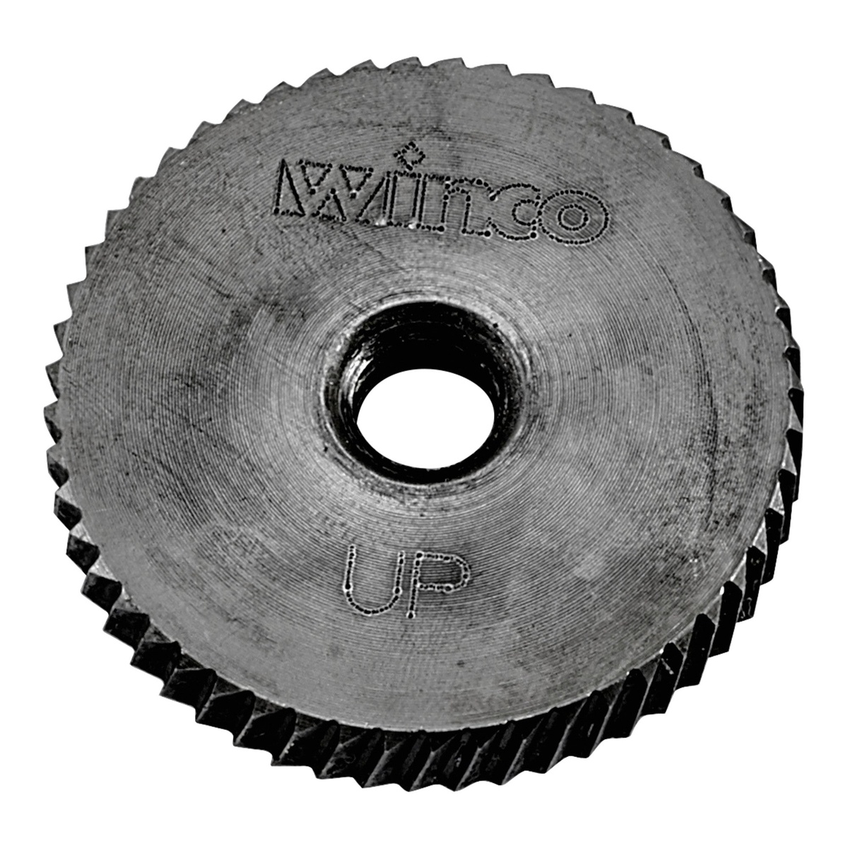 Winco CO-1G replacement gear for CO-1 can opener, stainless steel with serrated teeth and center hole