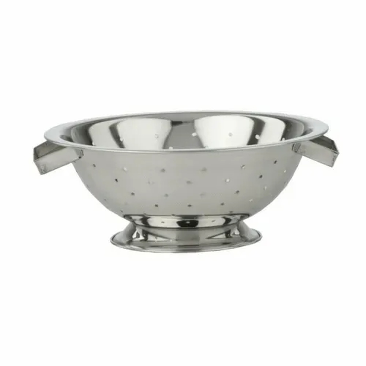 Libertyware COL03 stainless steel colander with footed base and side handles
