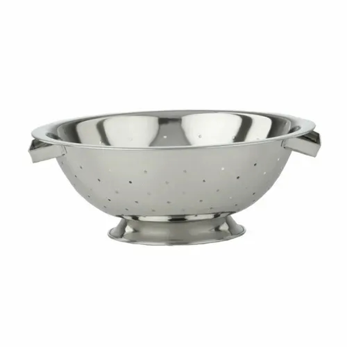 Libertyware COL05 5 qt. stainless steel footed colander with perforated sides and side handles