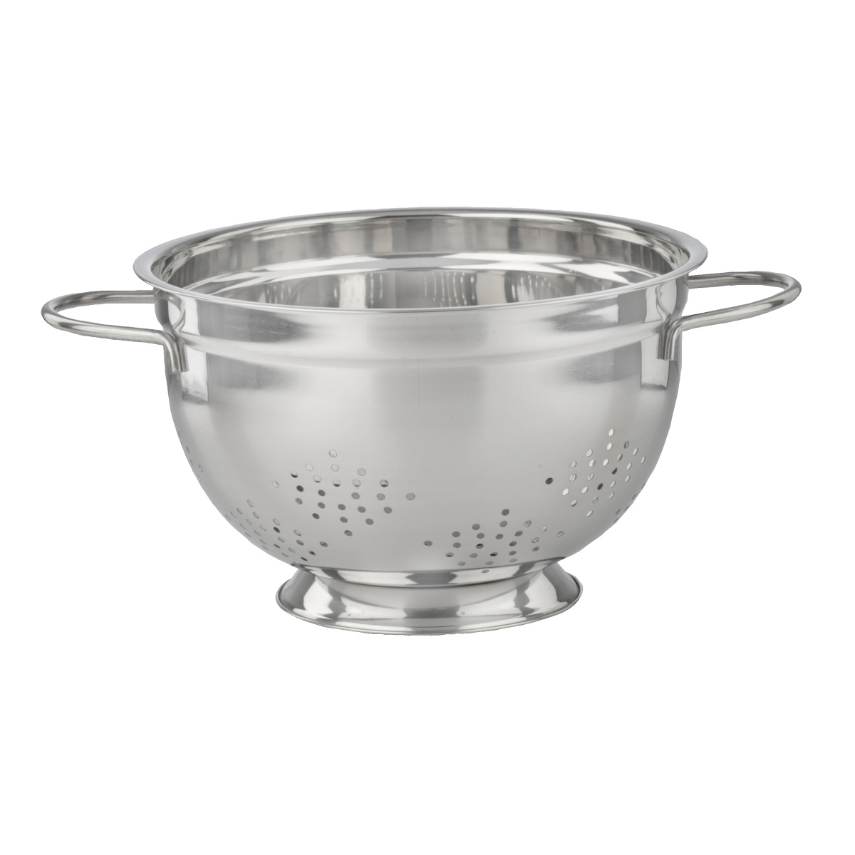 Libertyware COL08HD 8-quart heavy-duty stainless steel colander with footed base and dual handles