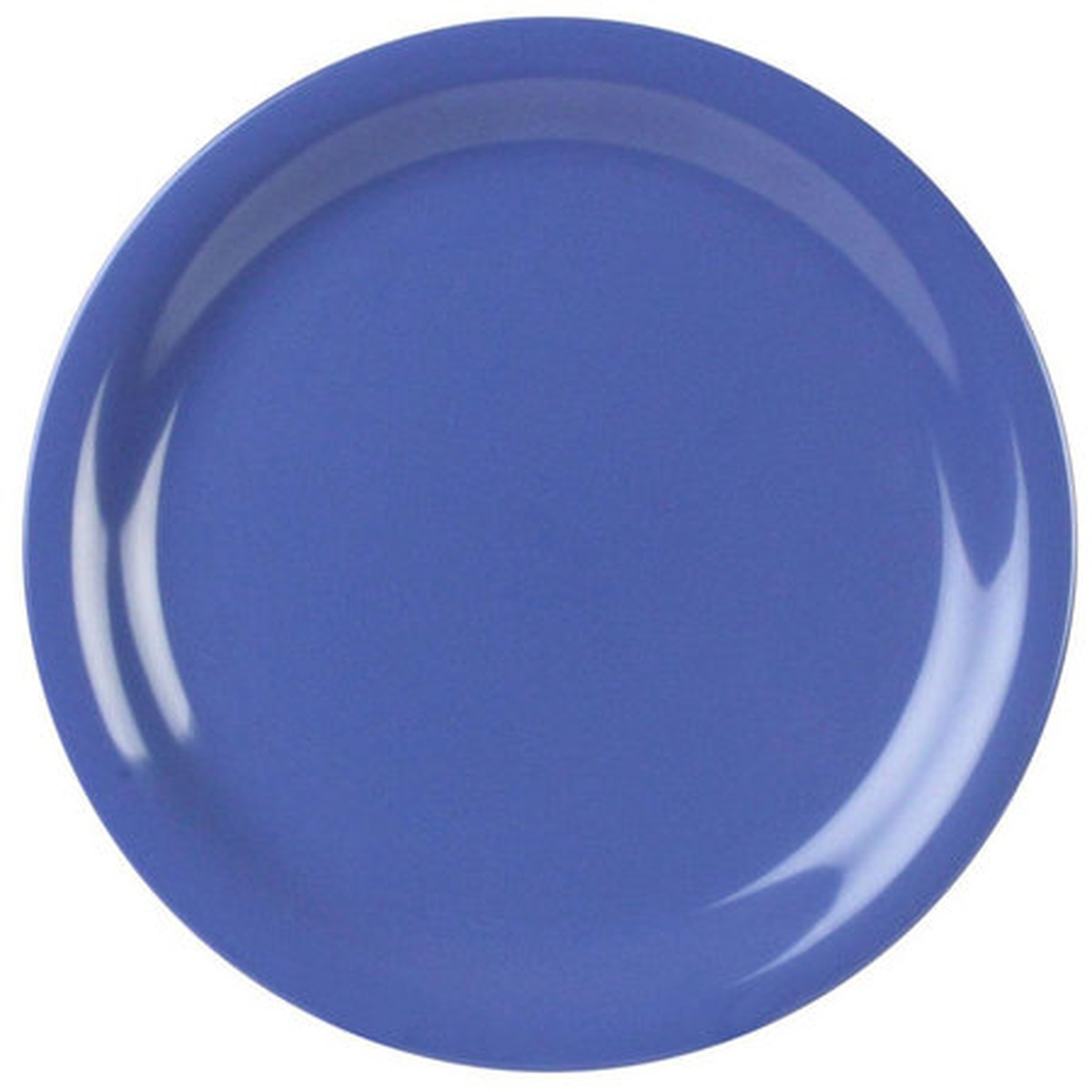 Thunder Group CR110BU 10-1/2 inch purple melamine narrow rim round plate
