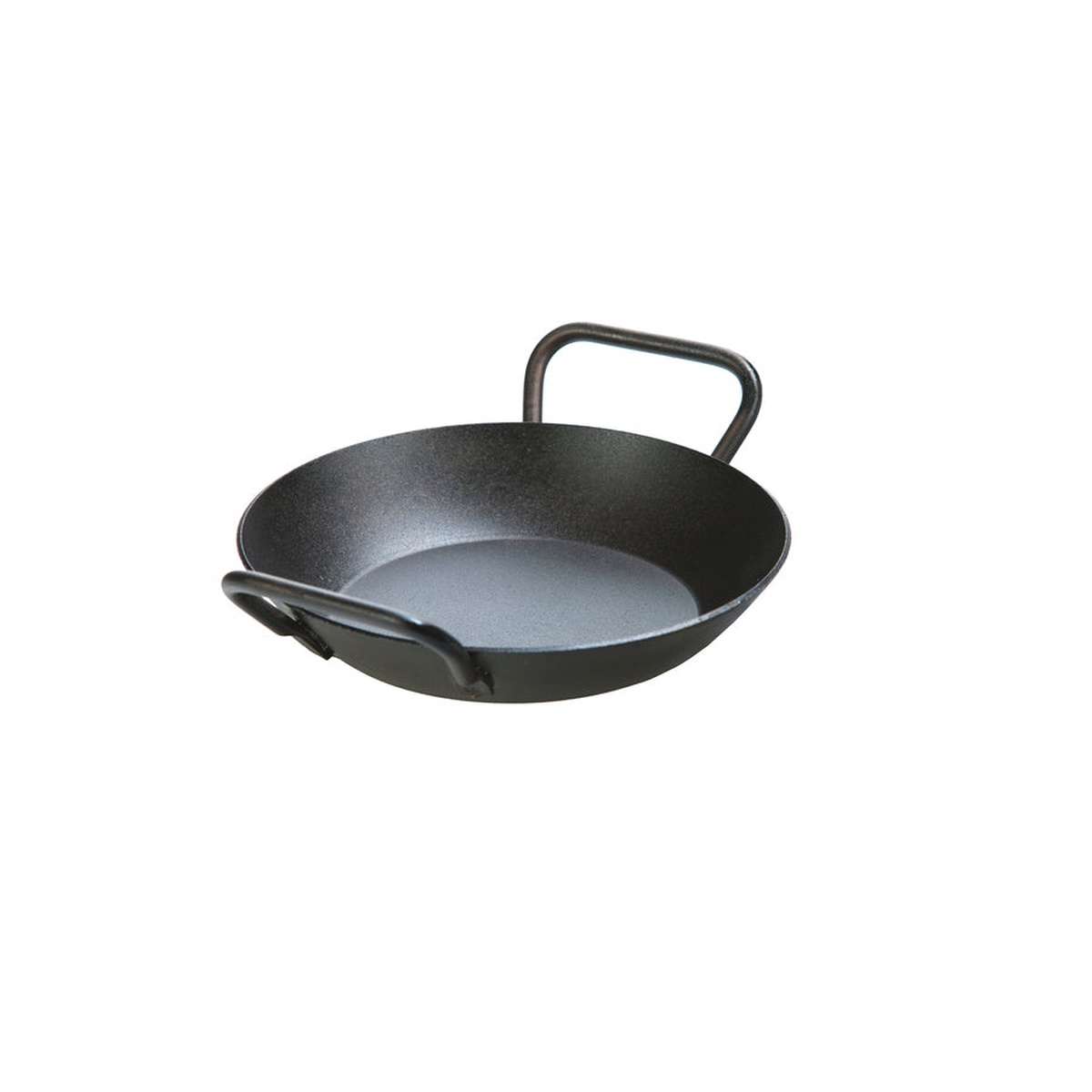 Lodge CRS8DLH 8 inch seasoned carbon steel pan with dual loop handles