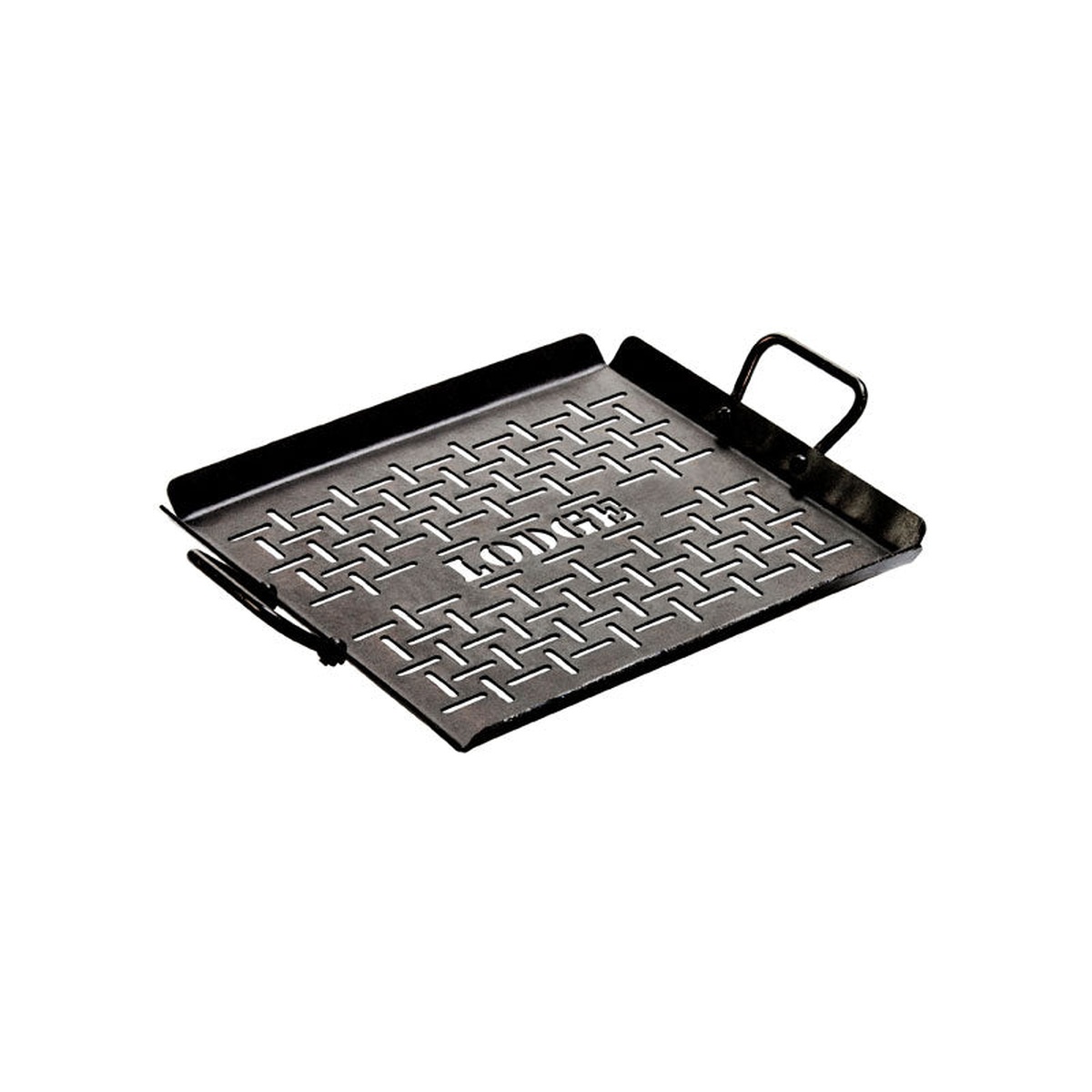 Lodge CRSGP12 Carbon Steel Grilling Pan on a white background