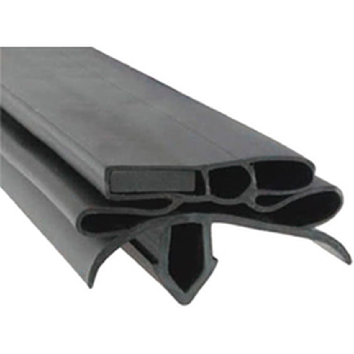 Close-up of magnetic door gasket