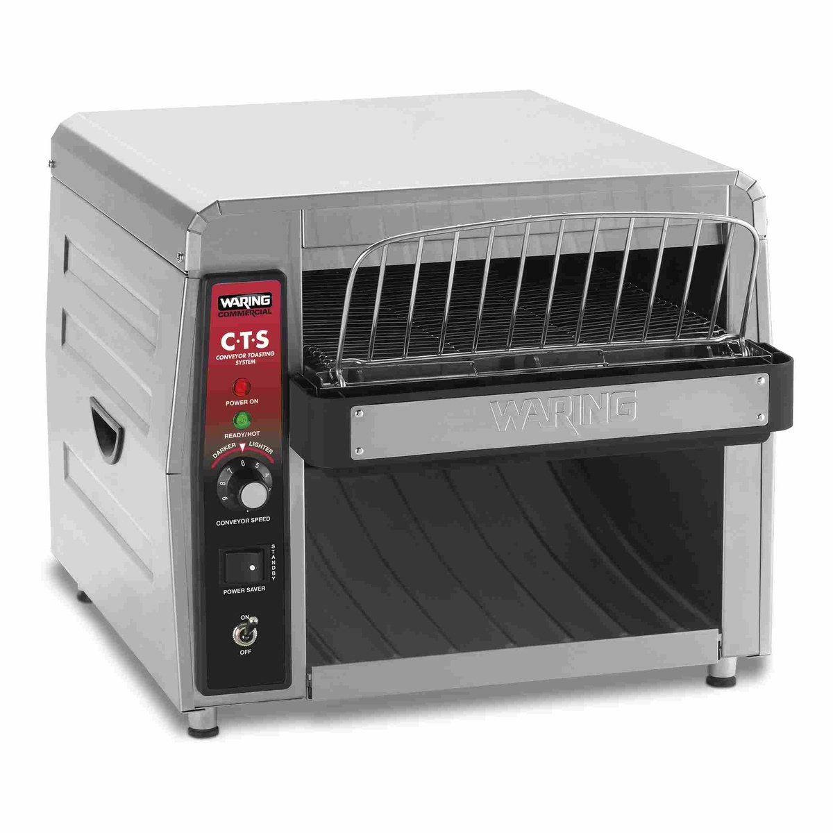 Waring CTS1000 heavy duty conveyor toaster front view