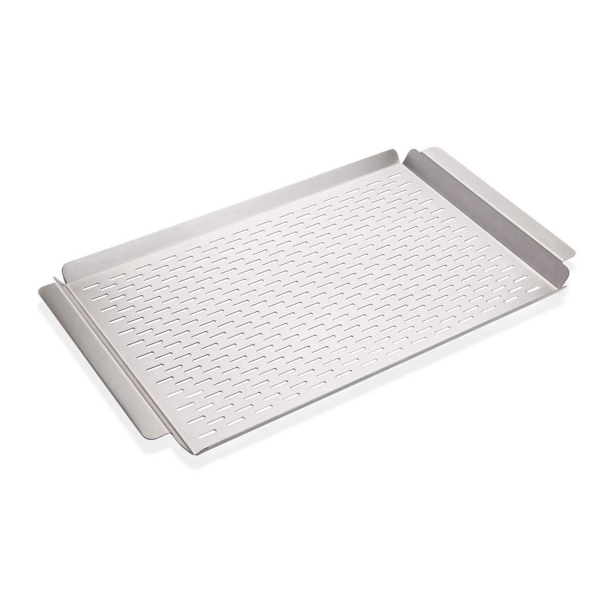 Crown Verity perforated stainless steel veggie and fish grilling tray