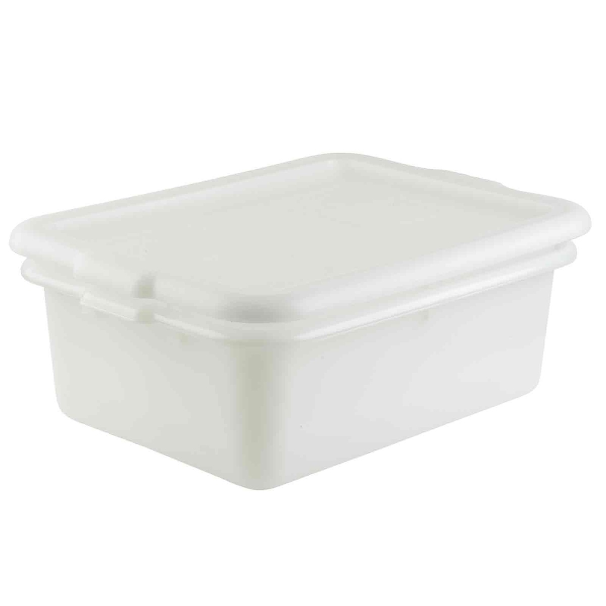 White freezer box with fitted cover