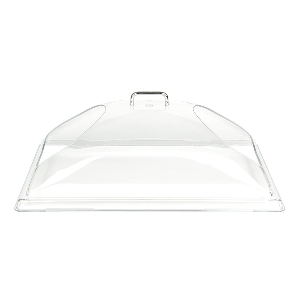 Cambro DD1220BECW135 clear polycarbonate dome display cover, front view