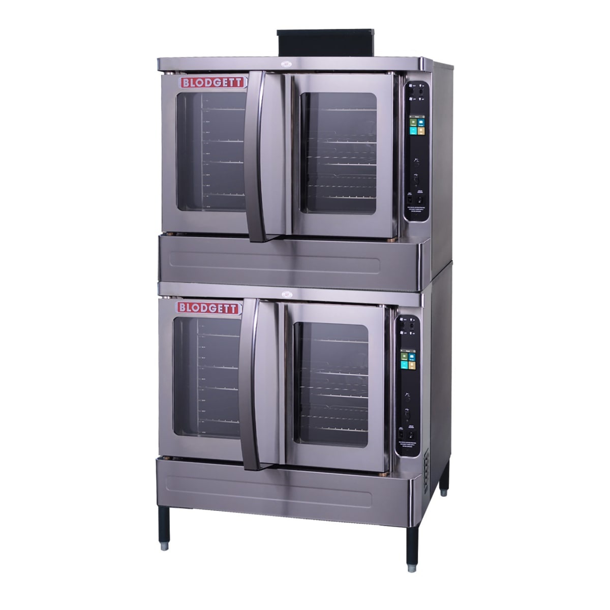Blodgett DFG-100 DBL double-deck gas convection oven with digital controls and glass doors