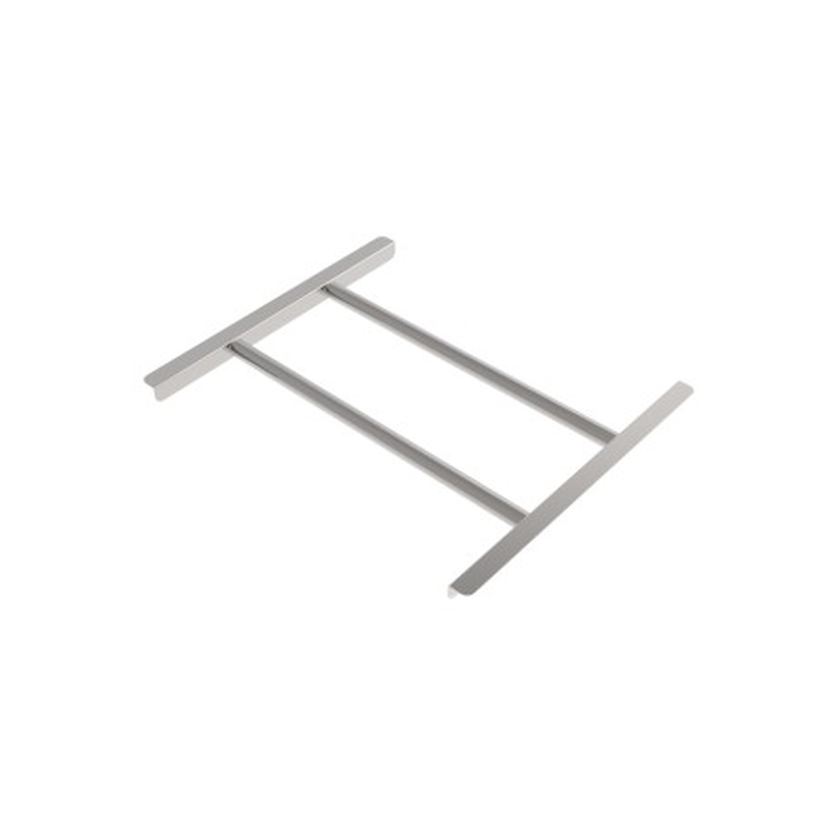 GSW USA DT-RS stainless steel rack slide for 20-inch x 20-inch sink bowl, shown at an angle on white background