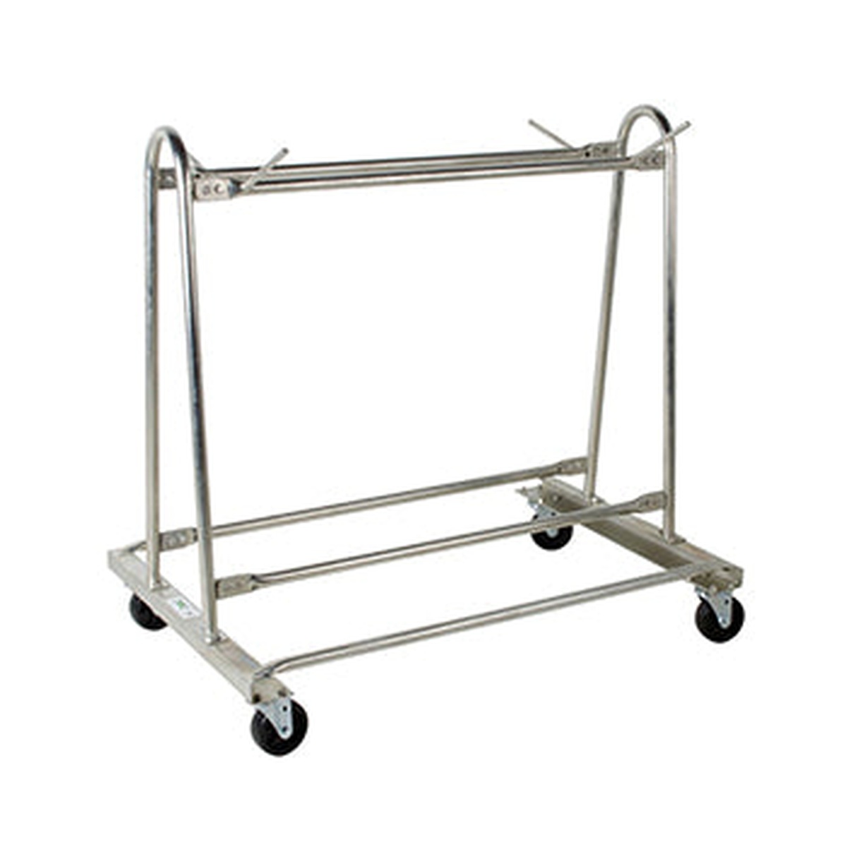 Enhanced E-FMWTC-2842 stainless steel floor mat washing and transport cart with casters