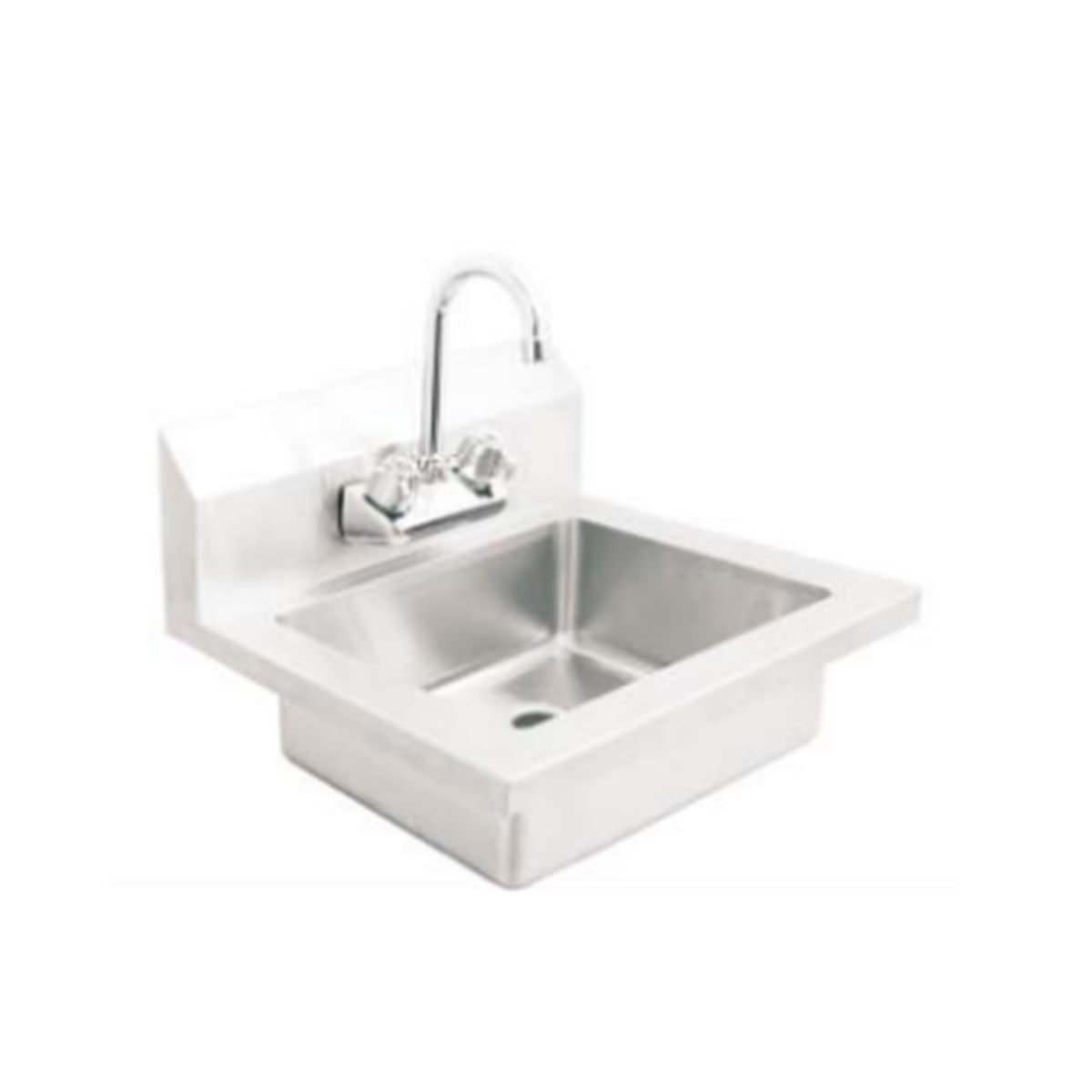 E-HS-17FB Enhanced 17-inch stainless steel wall mount hand sink with lead-free faucet