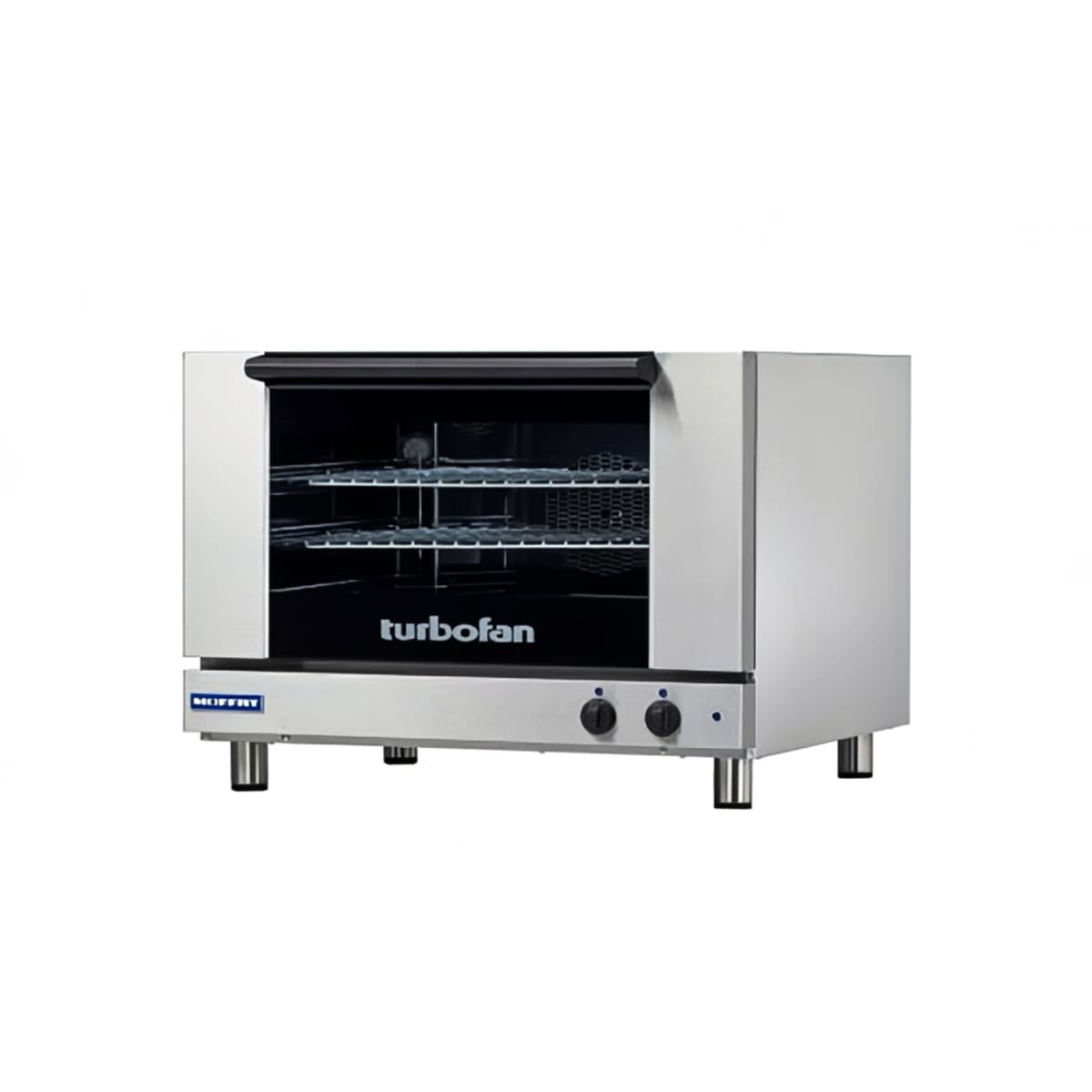 Moffat Turbofan E27M3 full size countertop electric convection oven with manual control knobs