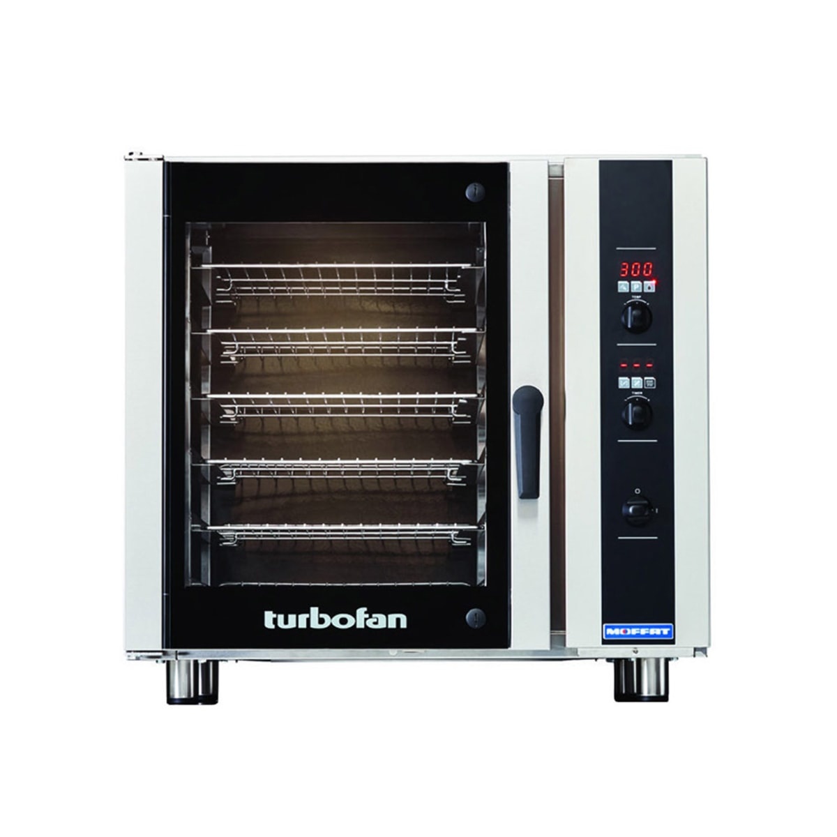 Moffat Turbofan E35D6-26 full size digital electric convection oven front view