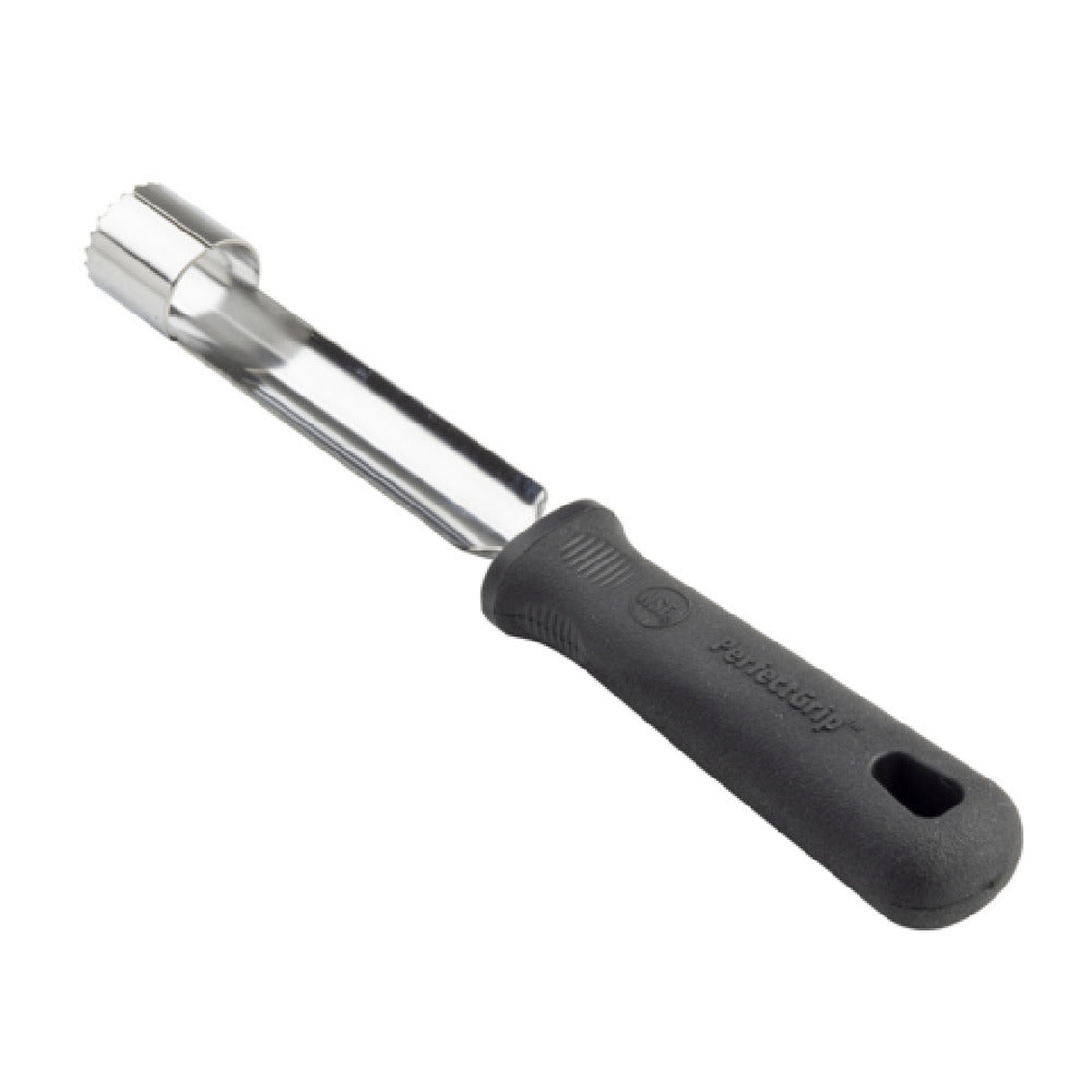 TableCraft 10985 PerfectGrip Apple Corer with stainless steel blade and black plastic handle
