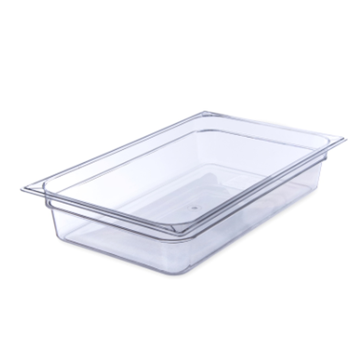 EFP14C Cresco Resco full-size clear polycarbonate food pan, 4 inches deep