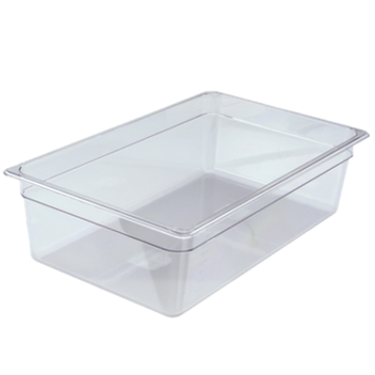 EFP16C Cresco Resco clear polycarbonate full-size food pan, 6 inches deep