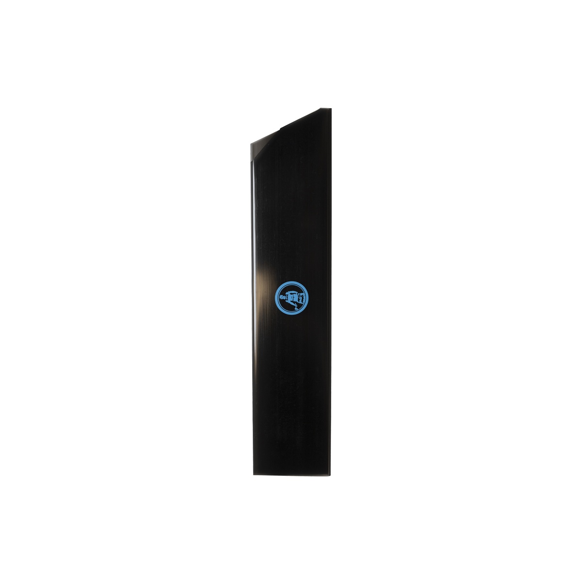 Messermeister EGS-06C black PVC chef's knife edge guard, side profile view