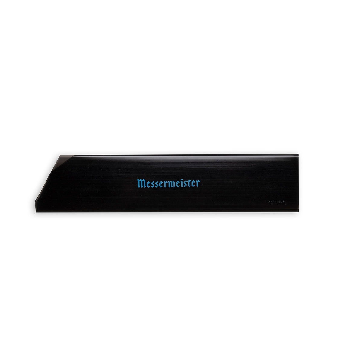 Messermeister EGS-06C chef's knife edge guard back view with Messermeister branding