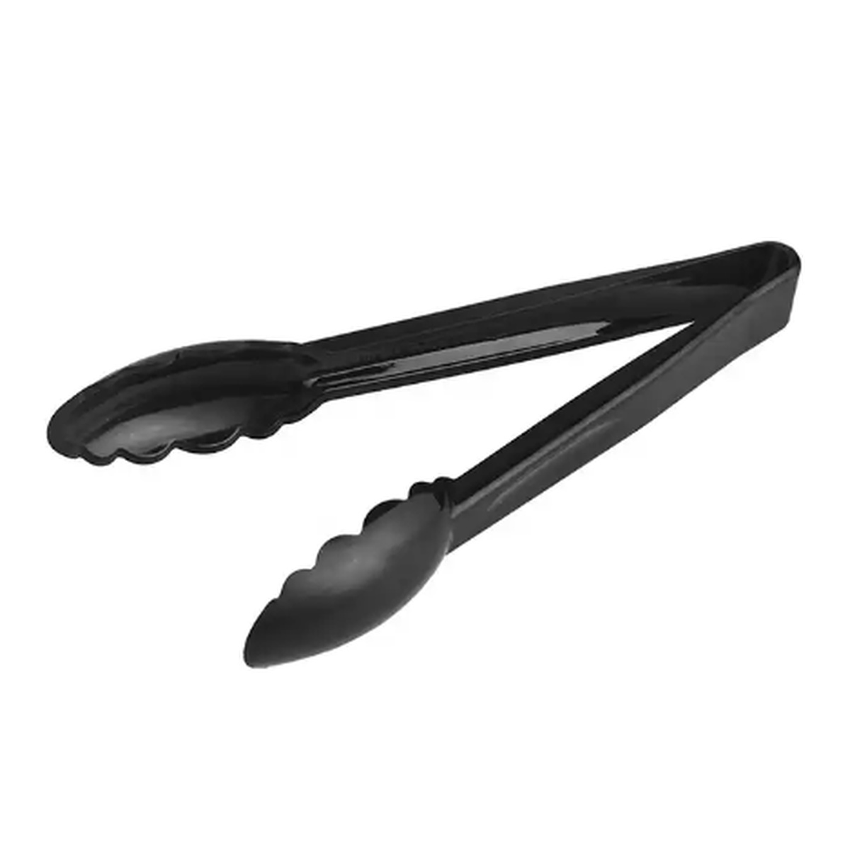 EPT-9BK Cresco Resco 9-inch black utility tong with scalloped gripping ends