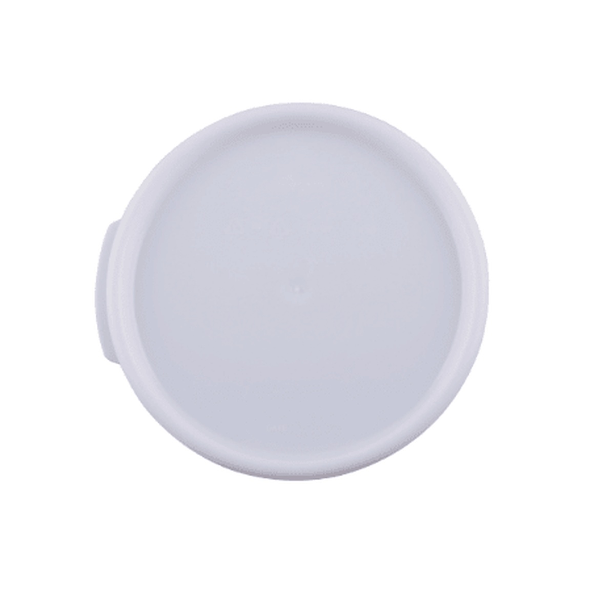 Cresco Resco ERCL1T round translucent lid for 1 qt round container, top view