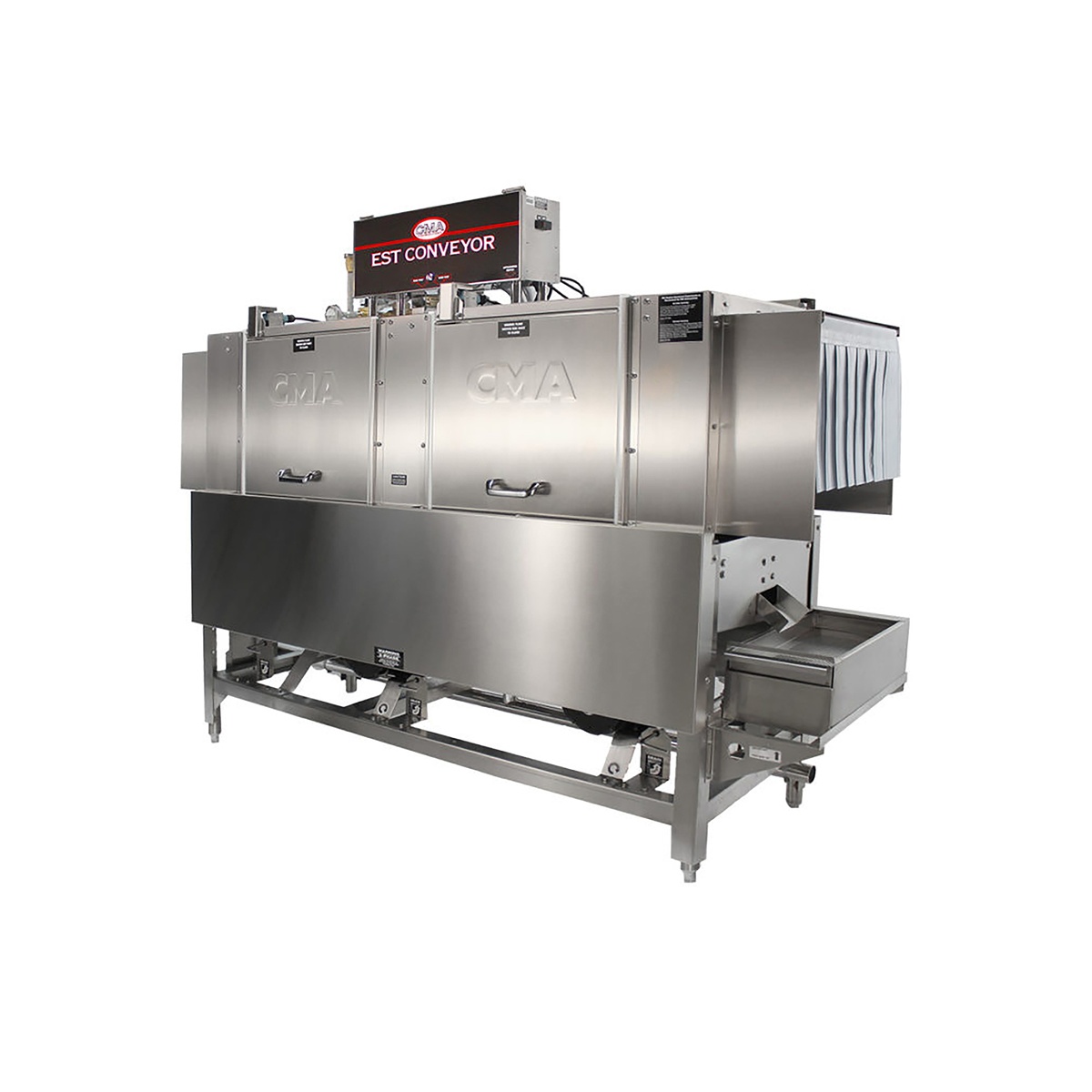 CMA Dishmachines EST-66 stainless steel conveyor dishwasher