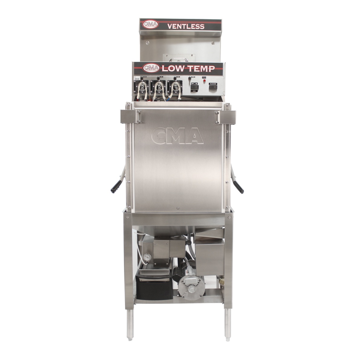 Front view of CMA Dishmachines EST-VL ventless low-temp door-type dishwasher