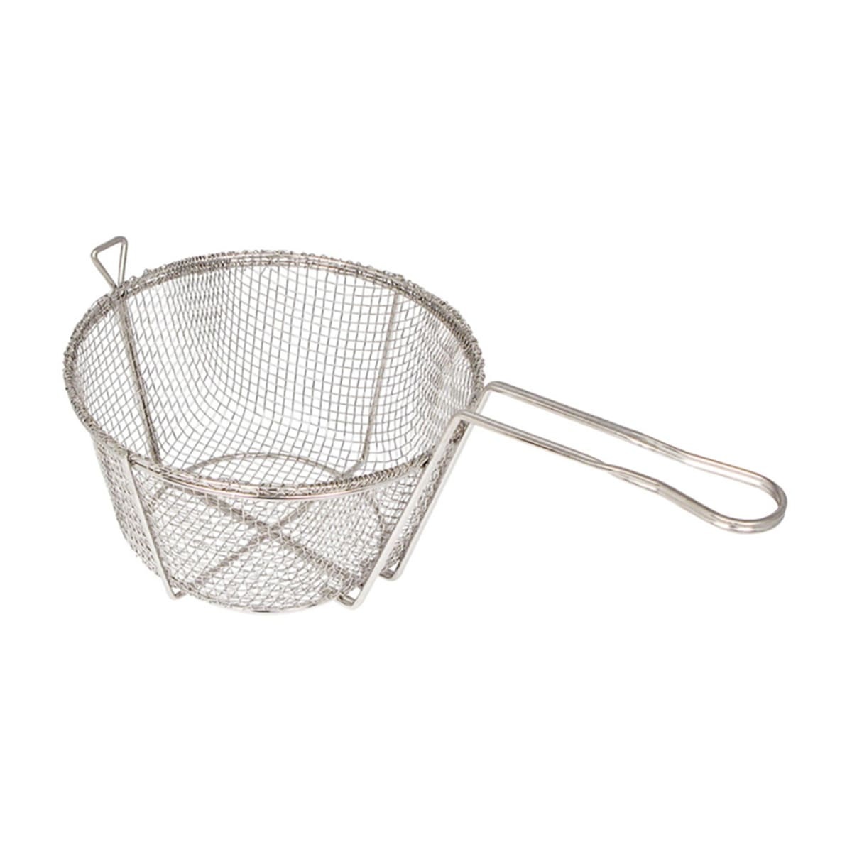 Winco FBR-9 round wire fry basket with long handle