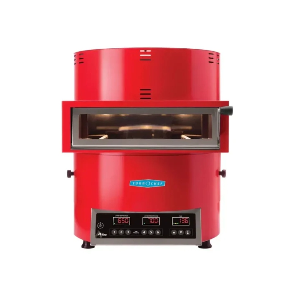 TurboChef Fire ventless pizza oven front view with digital control panel