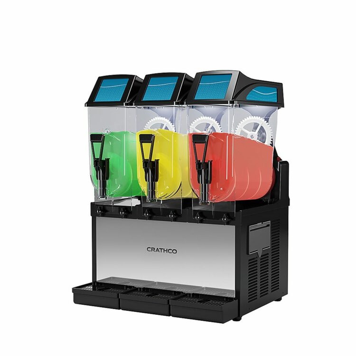 Crathco Frosty 3 triple-bowl slush and frozen beverage dispenser