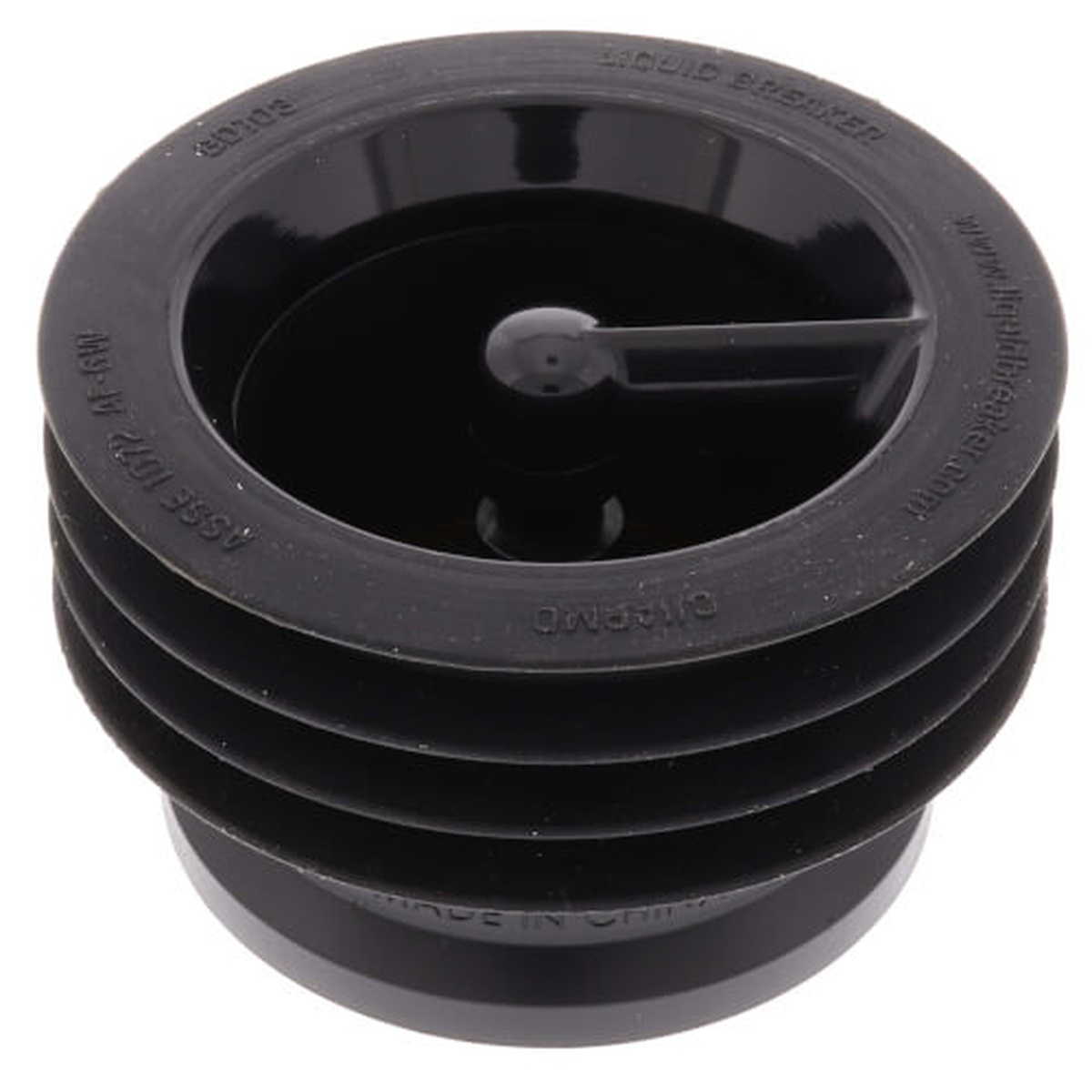 GD103 Green Drain top view showing one-way silicone flapper valve