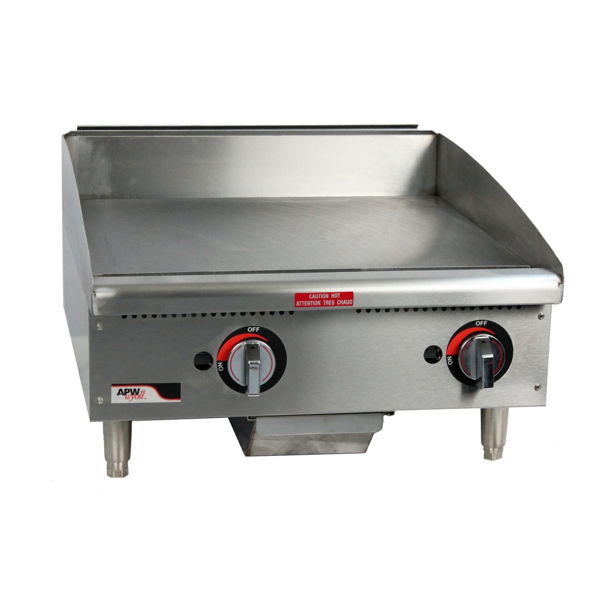 APW Wyott GGT-18S countertop gas griddle front view