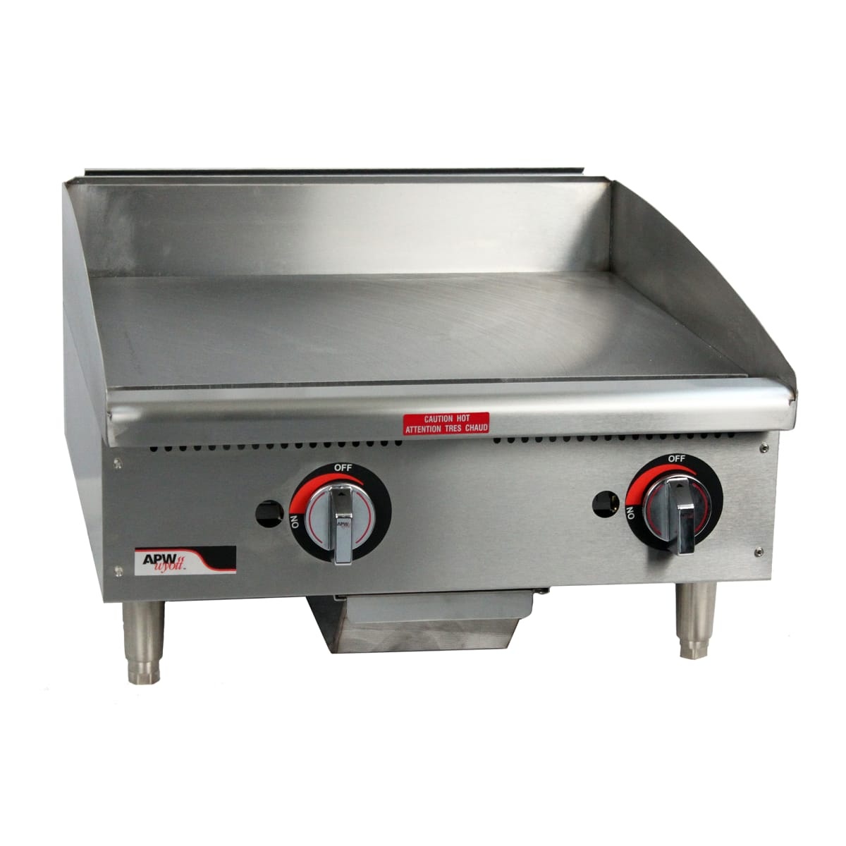 APW Wyott GGT-36S 36 inch countertop gas griddle front view