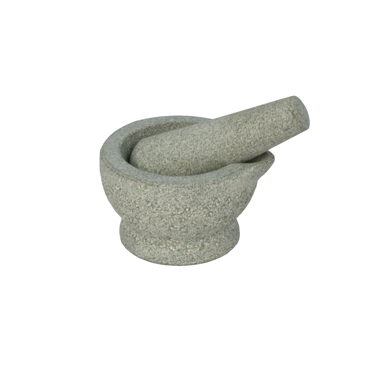 Libertyware GMP3 granite mortar and pestle set, 3-inch bowl with matching pestle resting inside