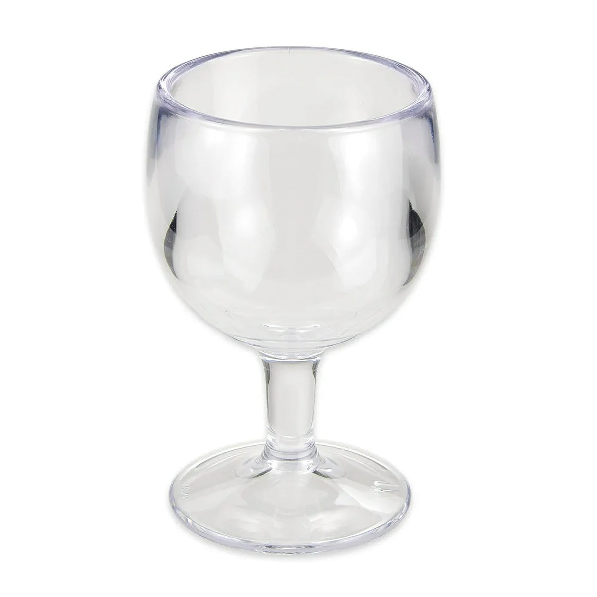 GET GOB-20-1-SAN-CL clear SAN plastic 20 oz schooner goblet, upright front view