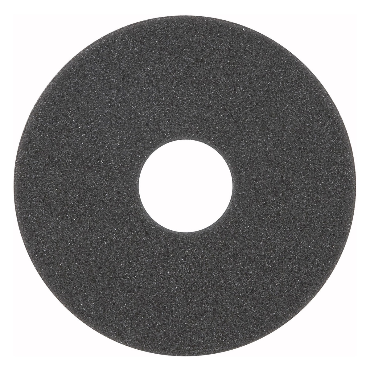Winco GR-3S round gray replacement sponge with center hole for glass rimmer