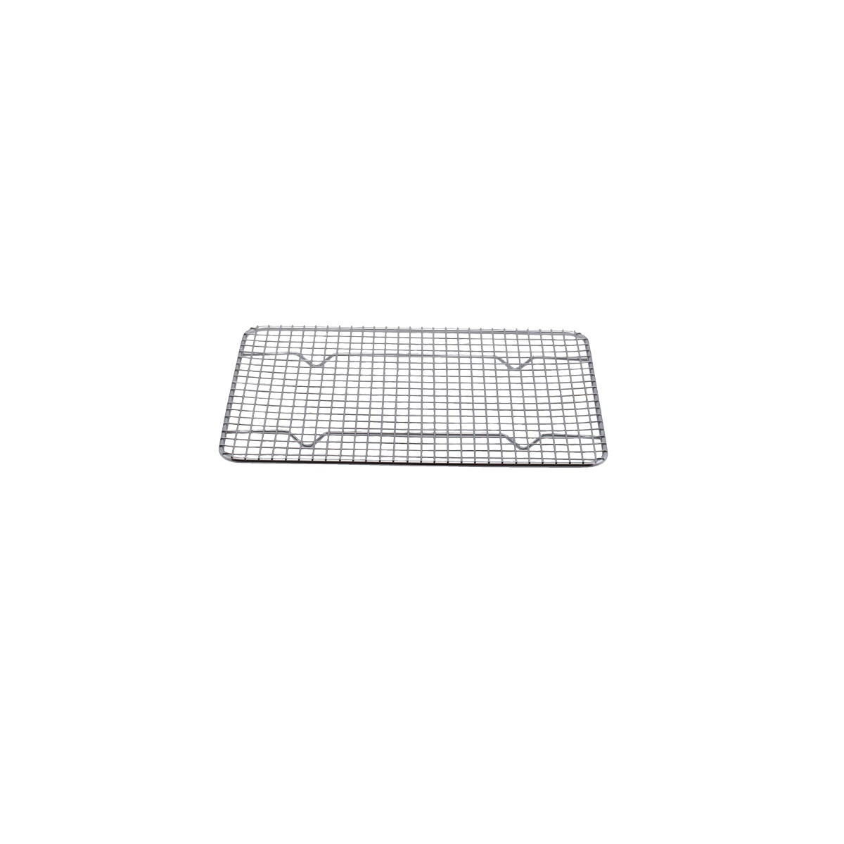 Libertyware GRA6 quarter size sheet pan grate with chrome plated wire grid on white background