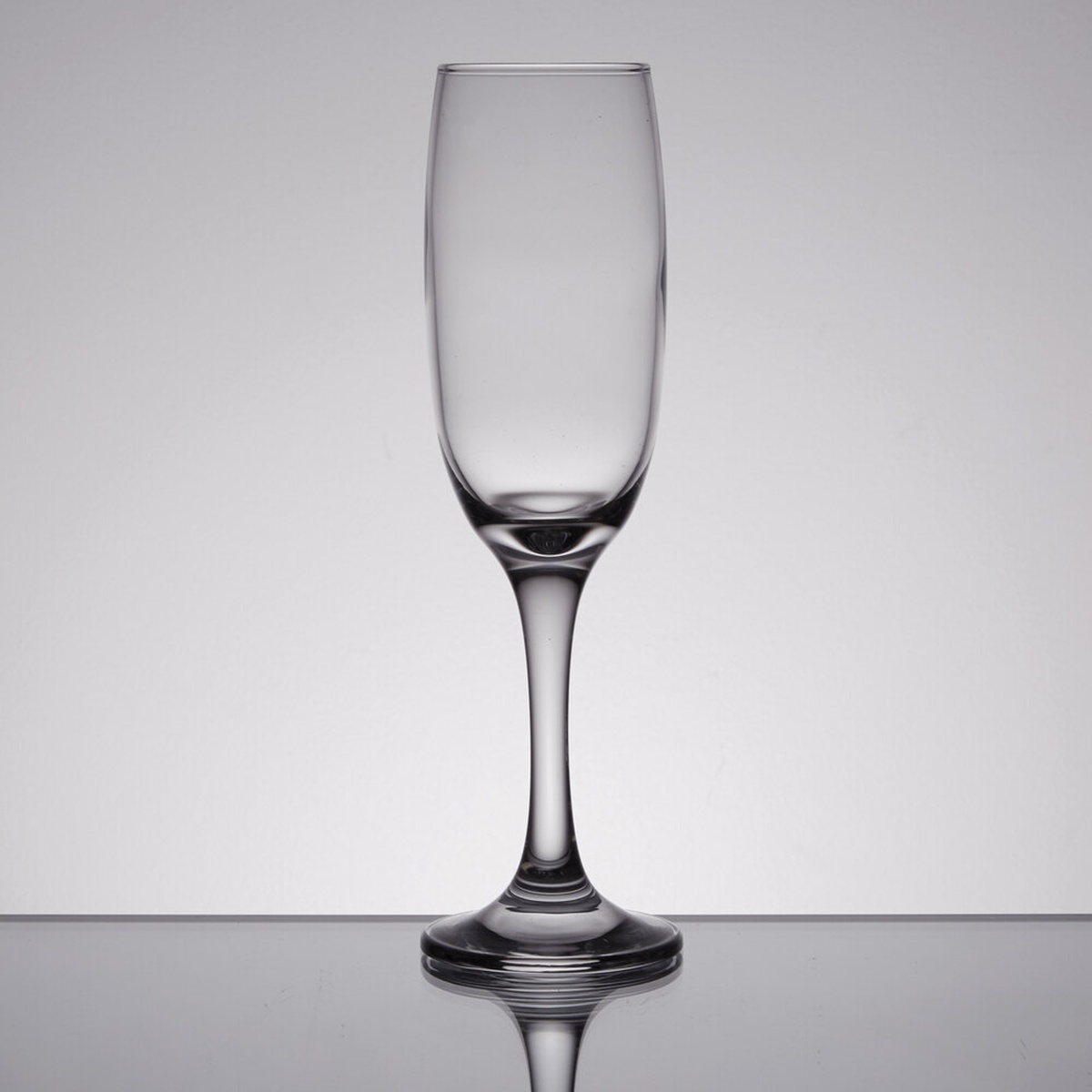Anchor Hocking H001238 Excellency 7.25 oz clear champagne flute with pulled stem and footed base