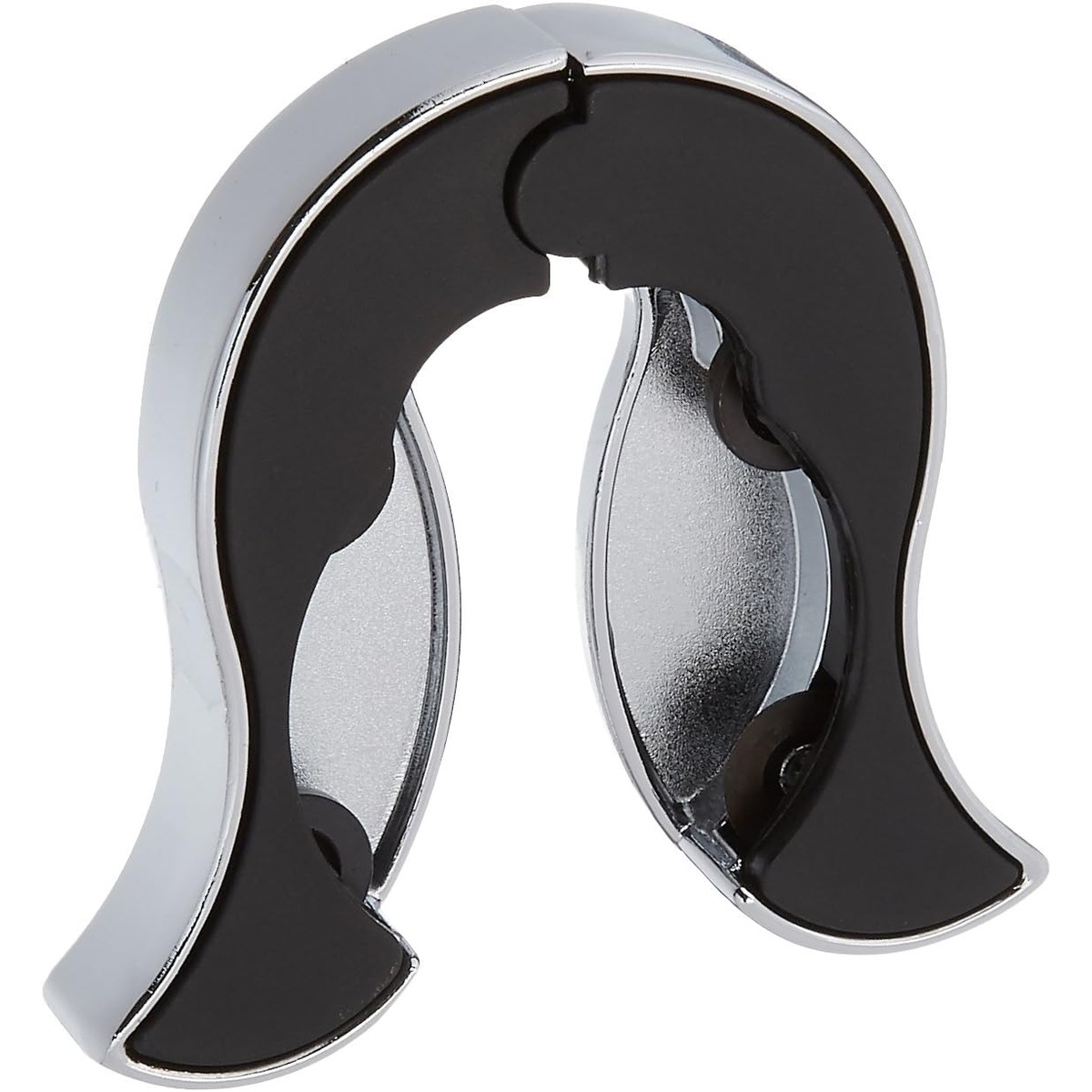 Tablecraft H1235 foil cutter open view showing internal cutting blades and chrome finish