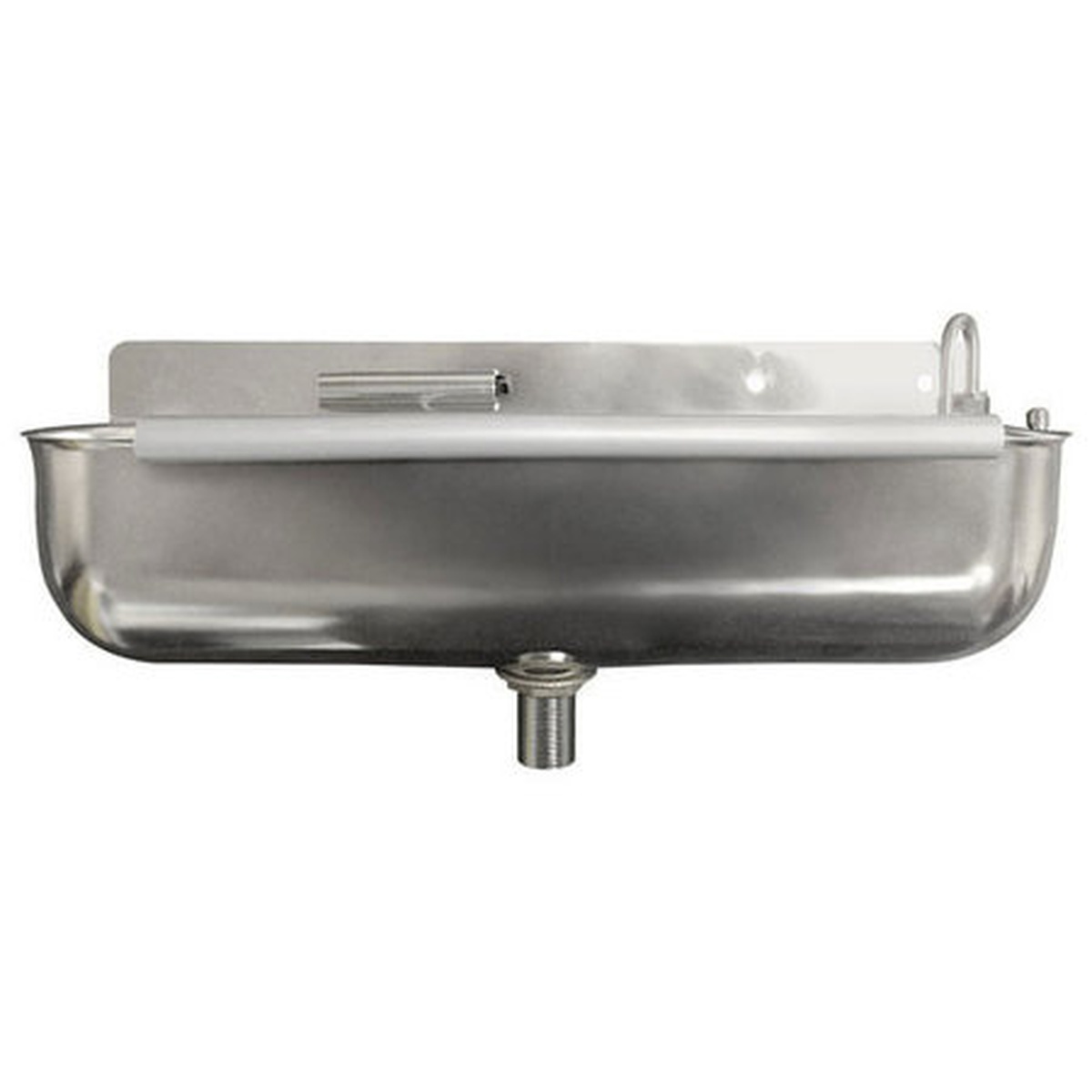 Excellence HBDW stainless steel dipper well with side-mounted faucet and overflow drain
