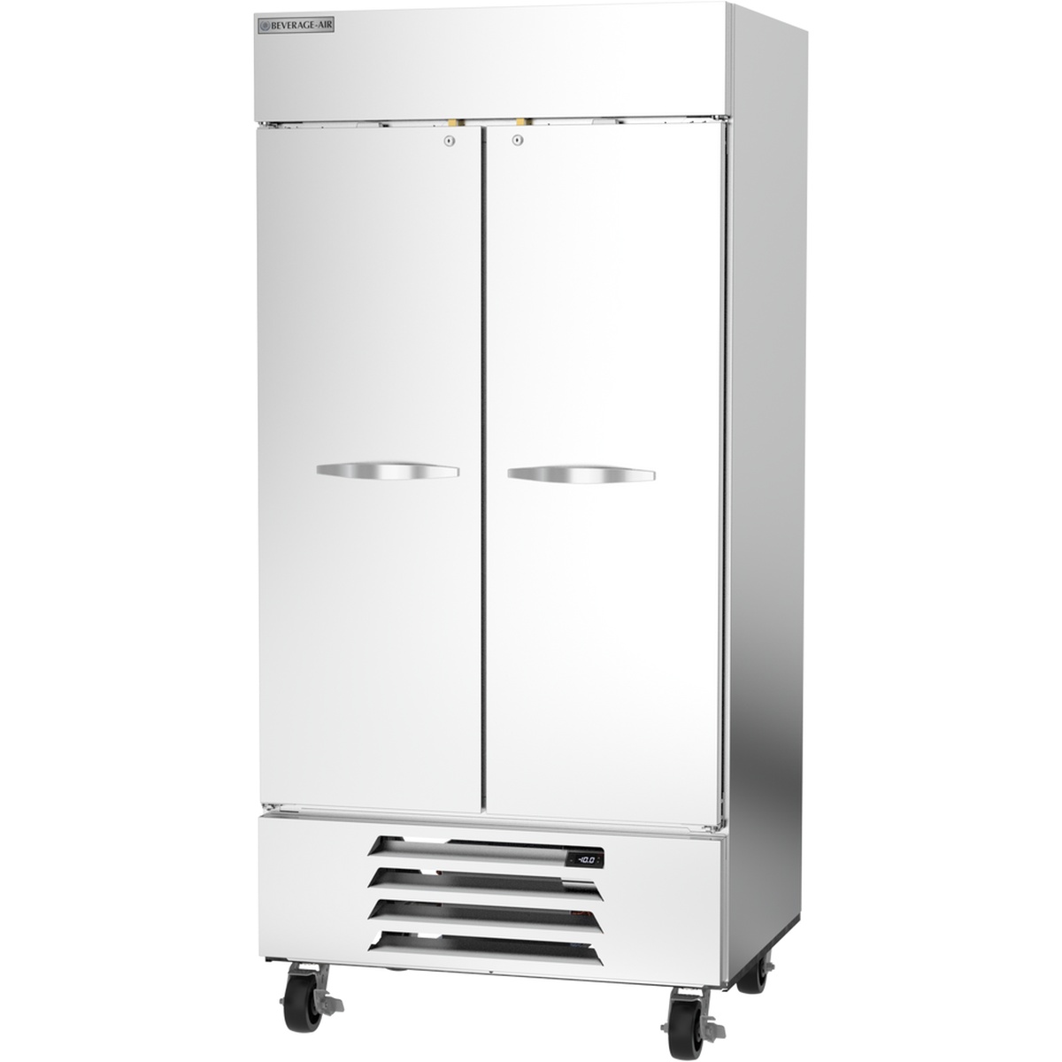 Beverage-Air HBF35HC-1 Horizon series reach-in freezer with bottom-mounted grille
