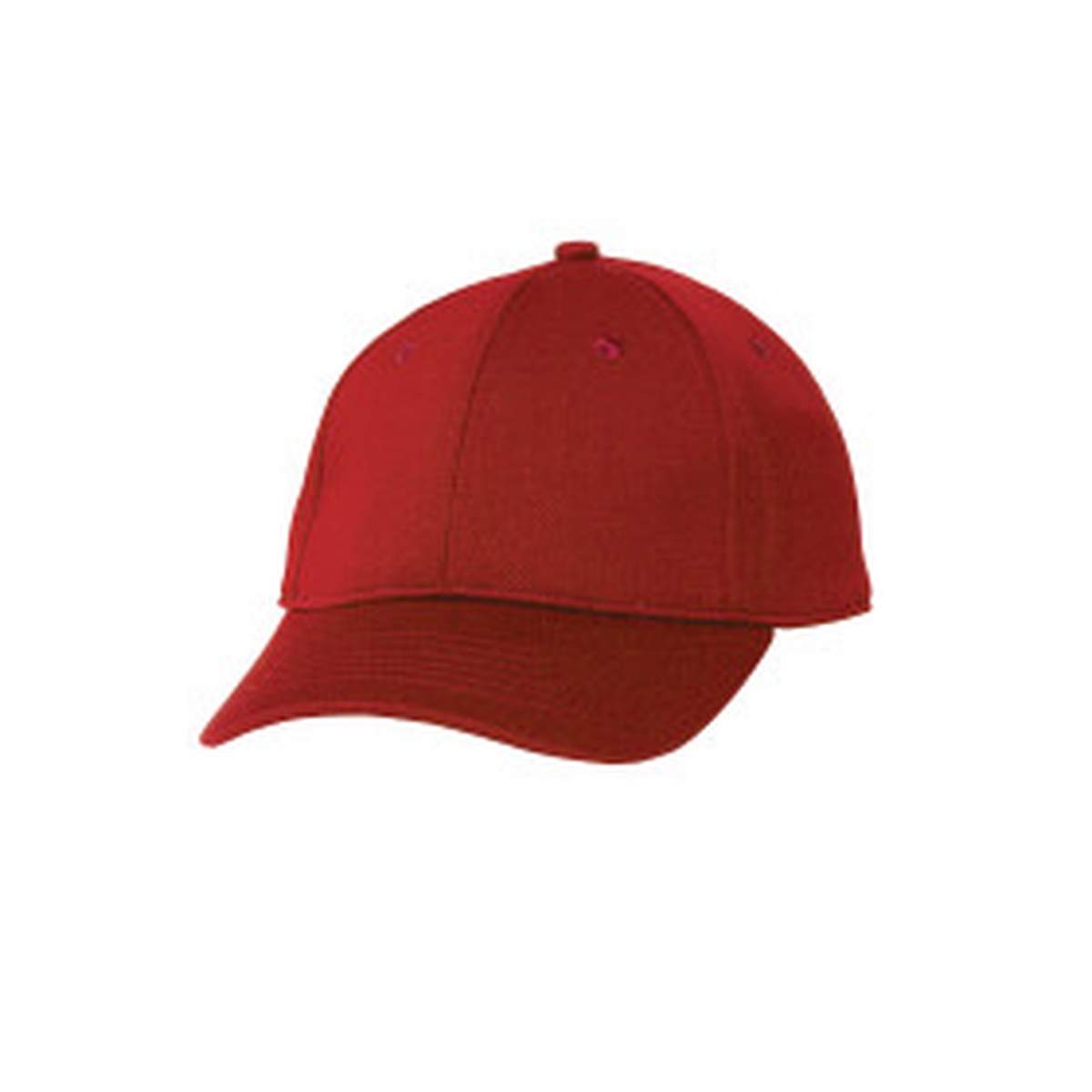 Chef Works HC008RED0 Cool Vent Baseball Cap in red, six-panel structured design with adjustable buckle closure