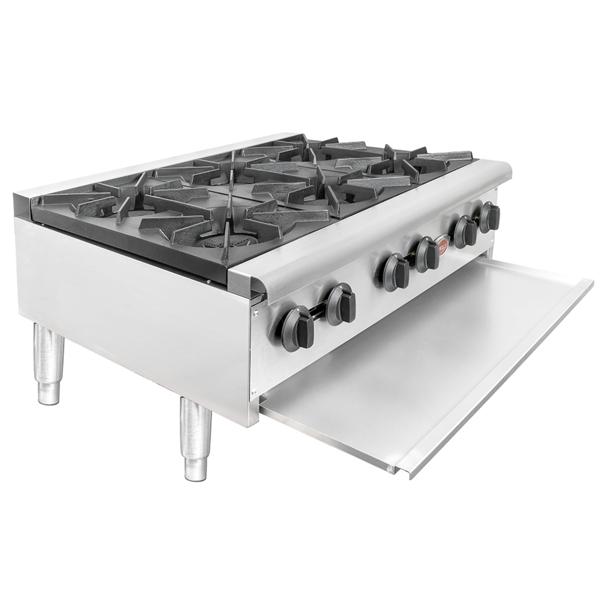 Wells HDHP-3630G hot plate with removable drip tray pulled out