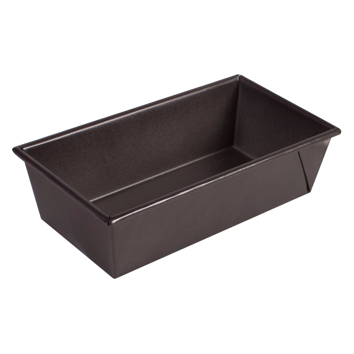 Winco HLF-150 non-stick aluminized steel loaf pan with dark Quantum2 coating, rectangular shape, 10 x 5 x 3 inch