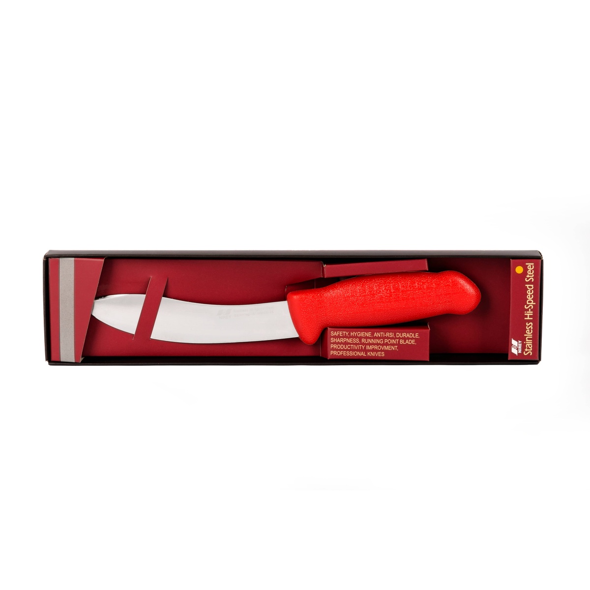 Master Grade HM-01-15 skinning knife displayed in retail packaging box