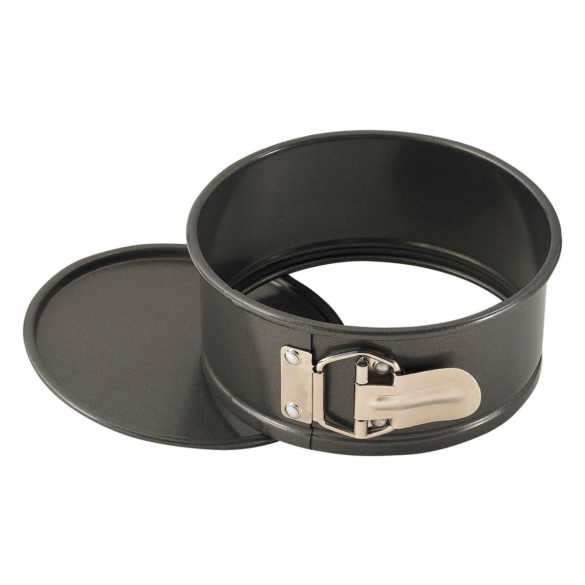 Winco HSP-063 springform pan with detachable flat base separated from the ring