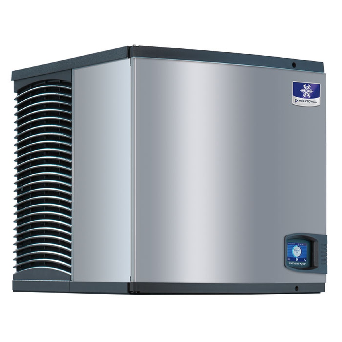 Manitowoc IDT0450A Indigo NXT 30-inch air-cooled ice machine head unit with DuraTech stainless exterior and side vents